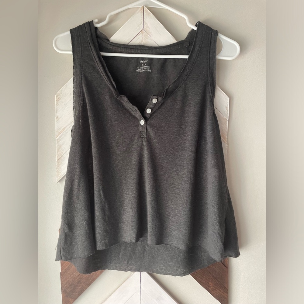 Aerie tank top gray